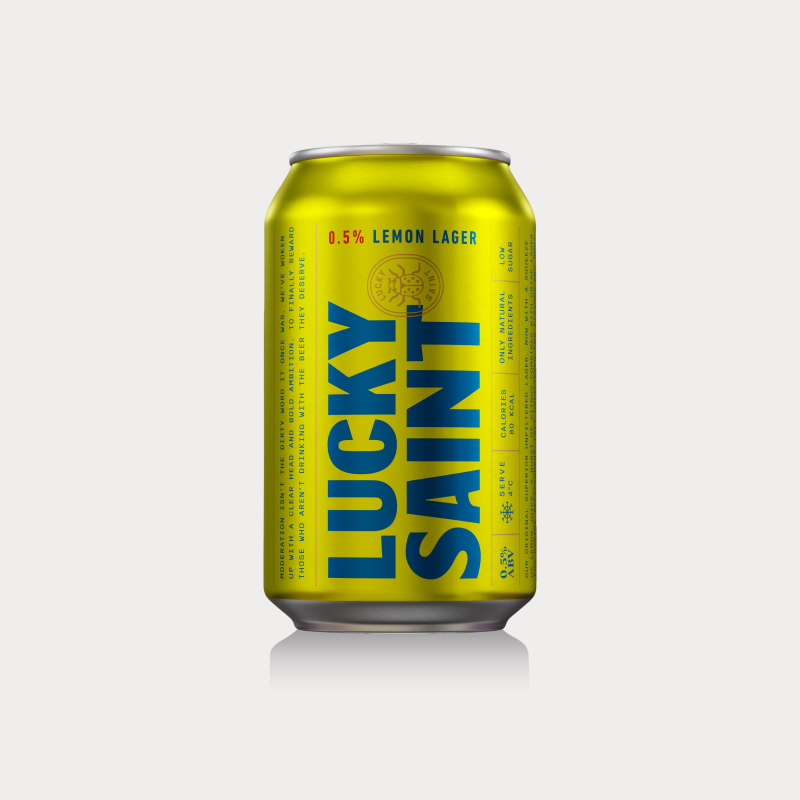 Lemon Lager Cans