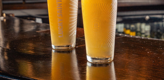 Pints of Lucky Saint