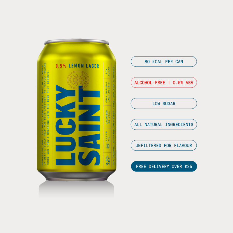 Lemon Lager Cans