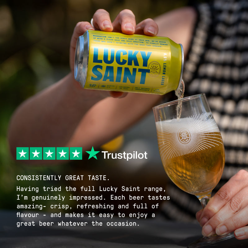 Lemon Lager Cans